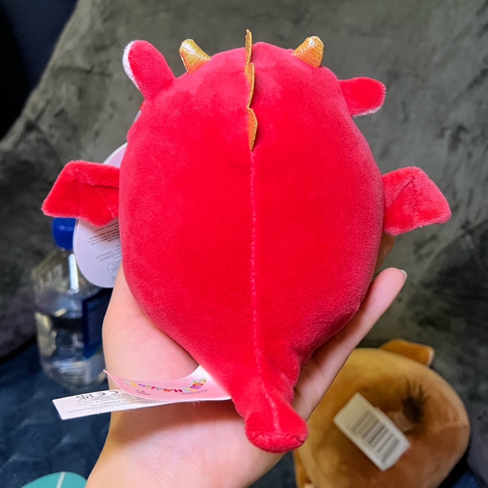 Squishmallows Baiden the Dragon Valentine’s Edition 4.5" Stuffed Plush - Picture 2 of 3